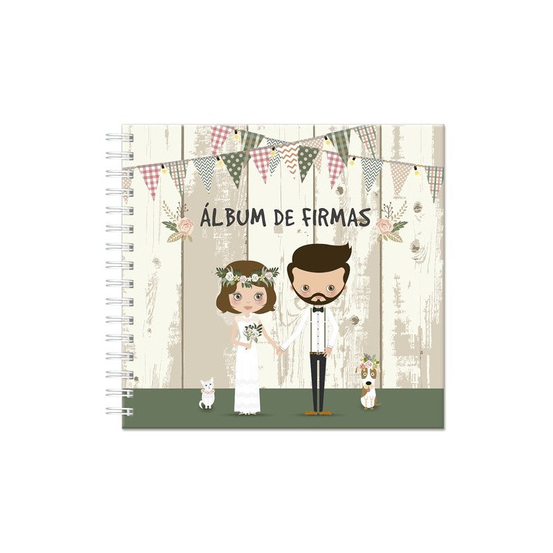 Nuevo álbum de firmas “novios”