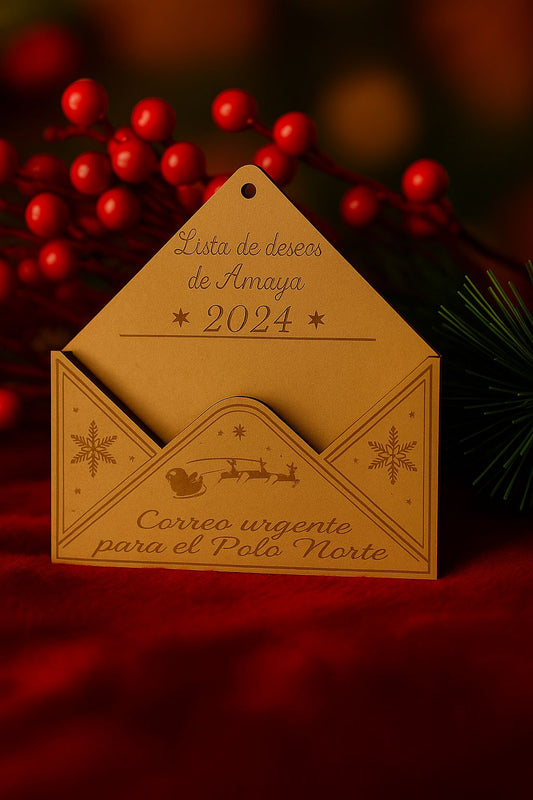 Sobre mágico Papá Noél