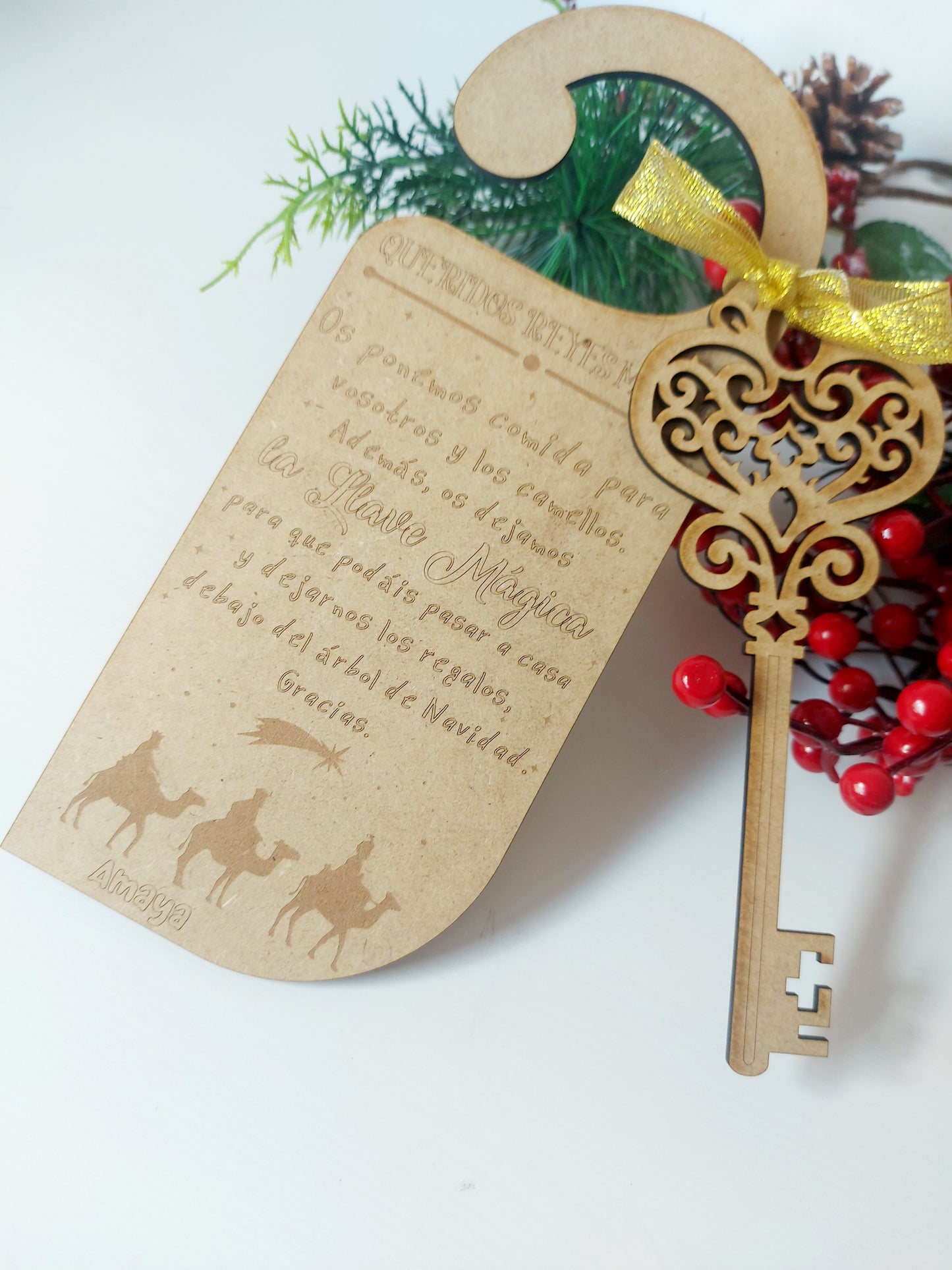 Colgador + Llave Mágica Reyes Magos