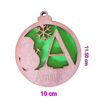 Bola muñeco nieve personalizada