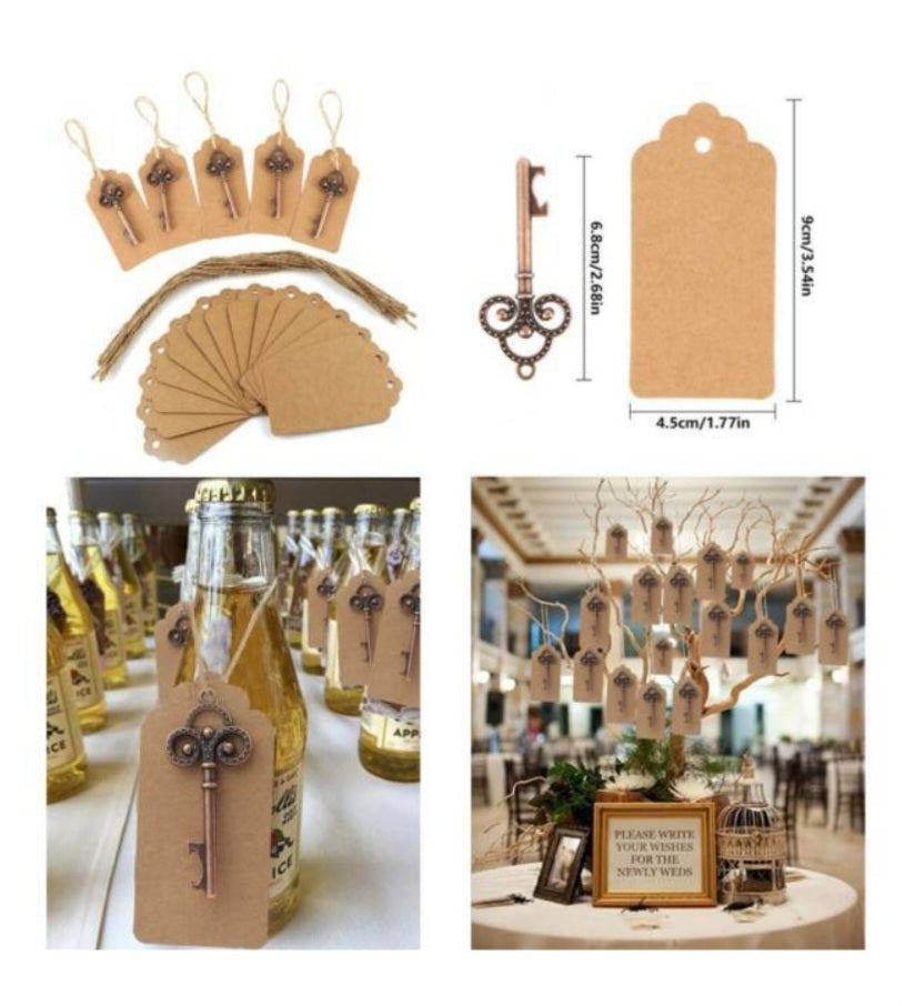 Abrebotella vintage bronce  (Pedido mínimo 10 unidades)