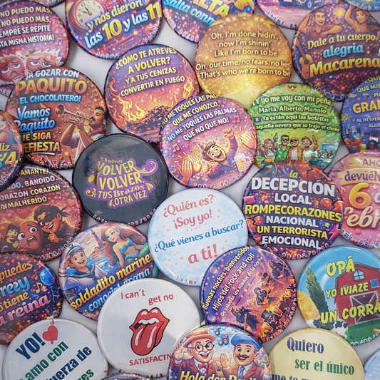 Pack chapas canciones