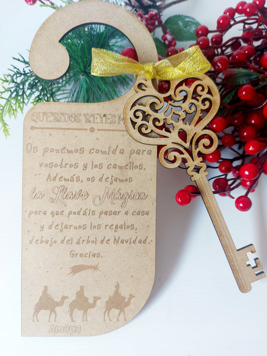 Colgador + Llave Mágica Reyes Magos