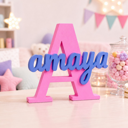 Letra 3d personalizada
