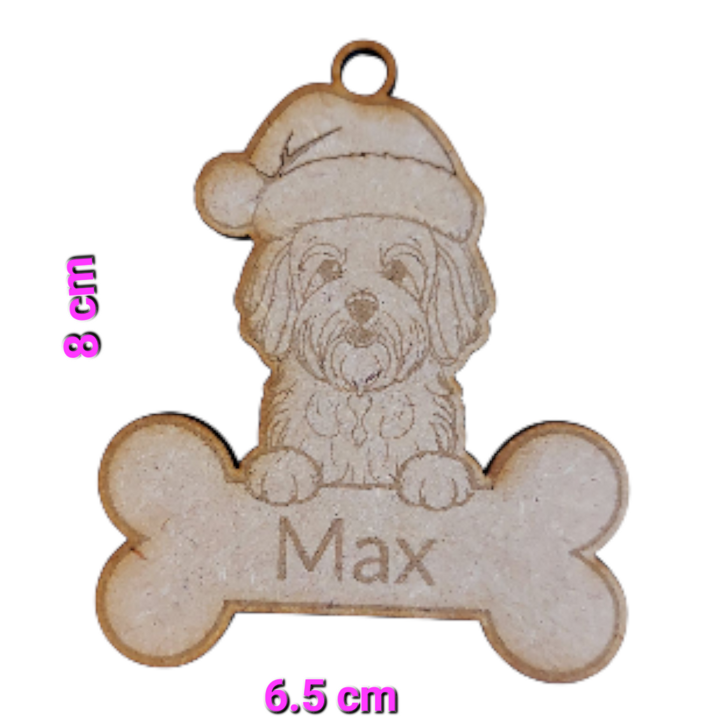 Adorno Navidad Doggy personalizado