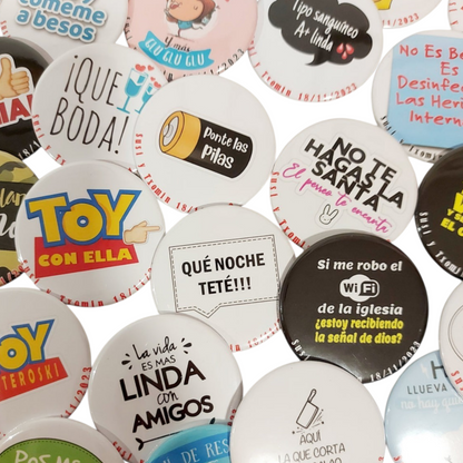 Pack chapas divertidas