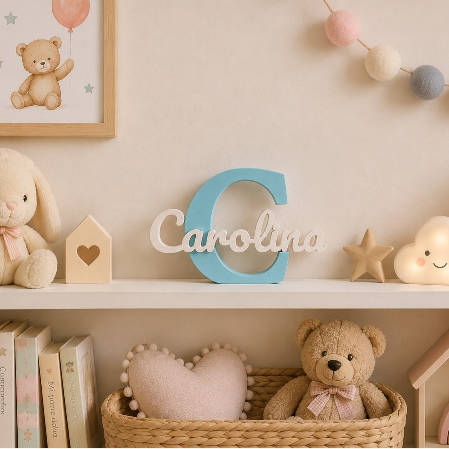 Letra 3d personalizada