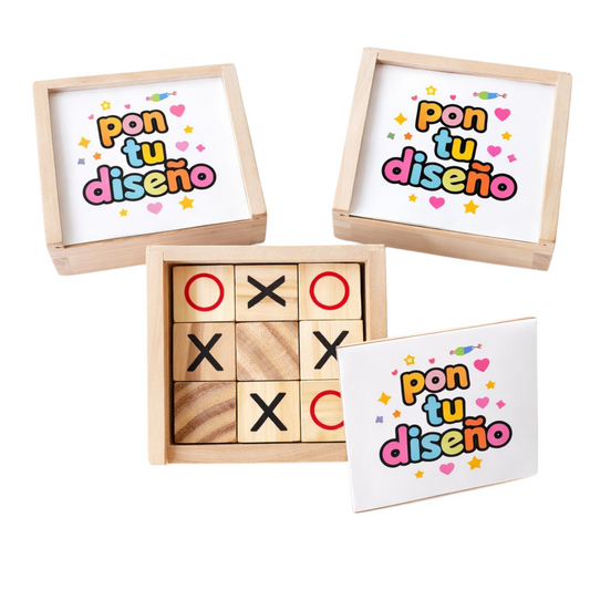 Juego de madera 3 en raya