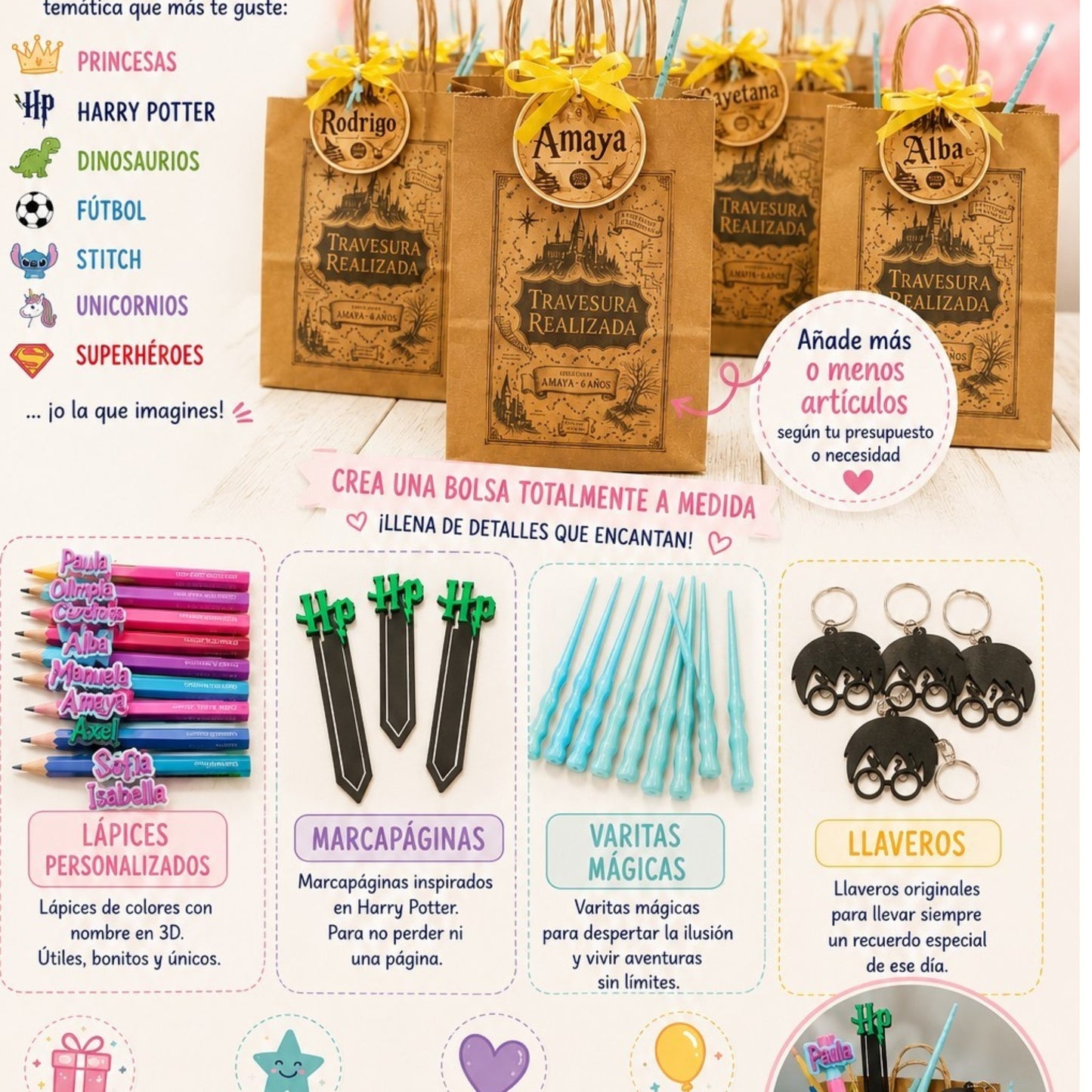 Kit bolsa mágica