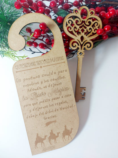 Colgador + Llave Mágica Reyes Magos