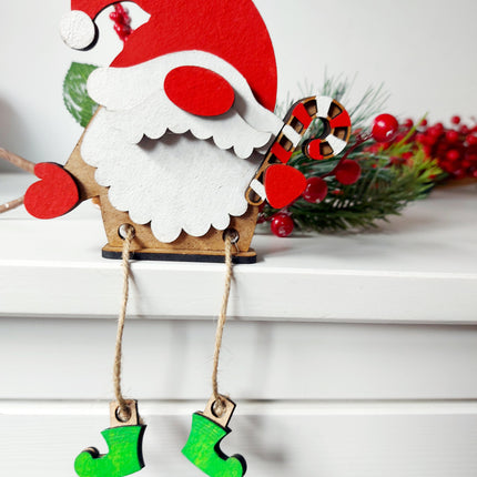 Duende Navideño bastón caramelo