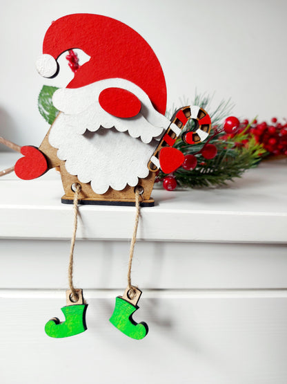 Duende Navideño bastón caramelo