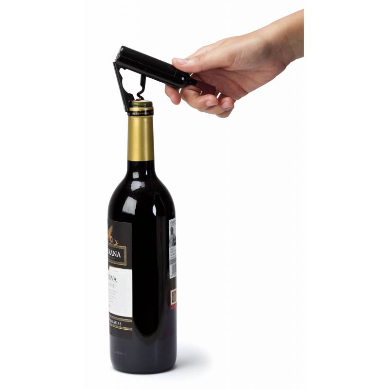 Abrebotellas en forma de botella de vino