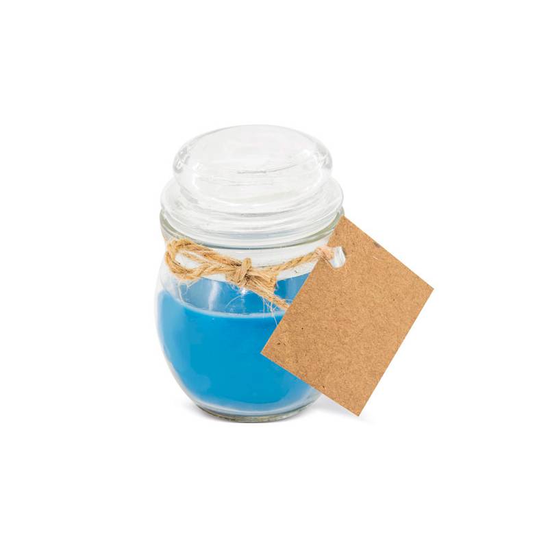 Vela aromática en tarro de cristal