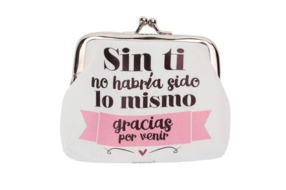 Monedero "Gracias por venir"