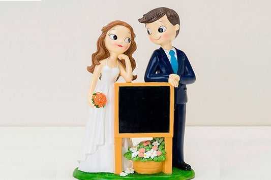 Figura de tarta pizarra