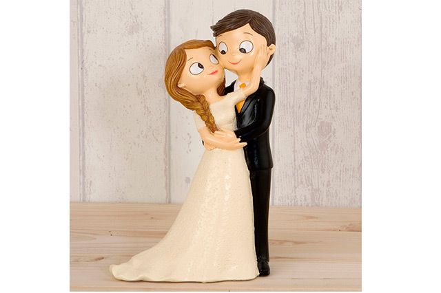 Figura para la tarta enamorados