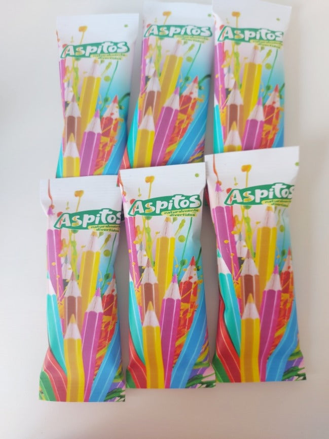 Aspitos personalizados (6 Unidades)