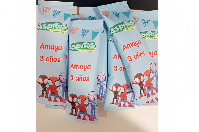 Aspitos personalizados (6 Unidades)