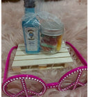 Bombay Sapphire + botecito de chucherías