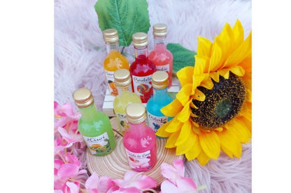 Mini licores de sabores sin alcohol - eventos