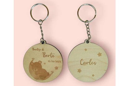 LLAVERO GRABADO A 2 CARAS (10 Unidades)