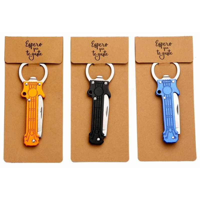 Navaja multiusos + abridor guitarra