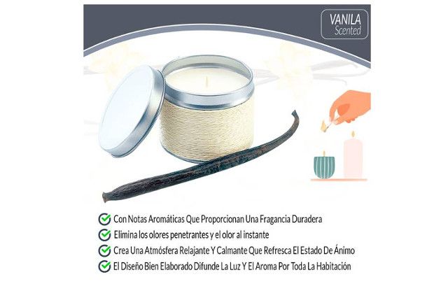 Vela aroma vainilla