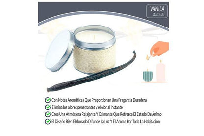Vela aroma vainilla